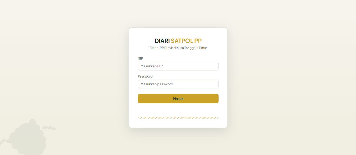 Pratinjau DIARI SATPOL PP